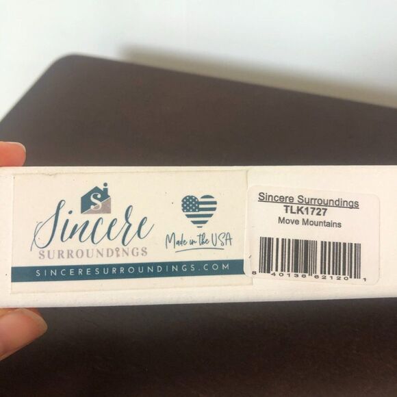 Faith Can Move Mountains Wooden Décor - Picture 5 of 5